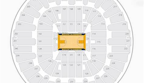 WVU Coliseum Seating Chart | Seating Charts & Tickets