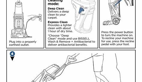bissell shampooer manual