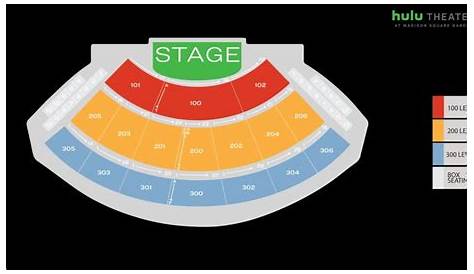 Elegant the theater at madison square garden virtual seating chart
