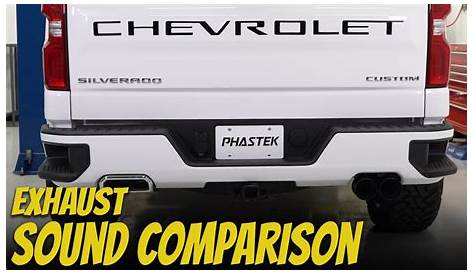 2020 Chevy Silverado Custom Exhaust Sound Comparison - Phastek - YouTube