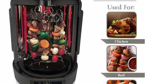 NutriChef Vertical Countertop Rotisserie Roaster Oven Review