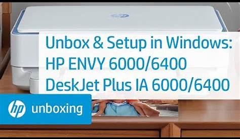 HP ENVY 6000 All-in-One Printer series Setup | HP® Support