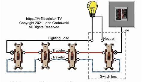 four way switch wiring diagram ground