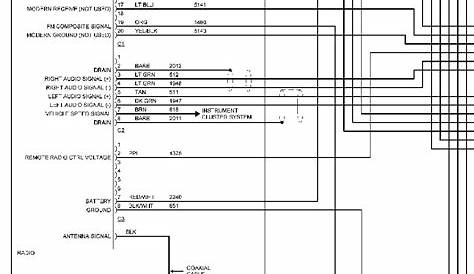2007 cadillac cts radio wiring diagram
