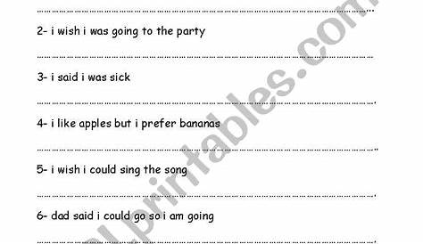 punctuation worksheet with answers