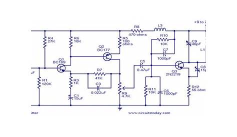 high range fm transmitter circuit diagram