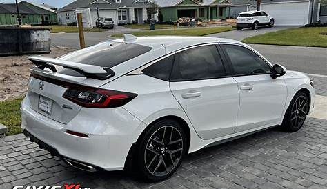 HPD wing installed on 2022 Civic Hatchback - pics & instructions