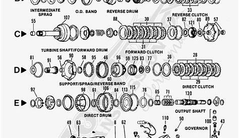 transmission 4r70w diagram