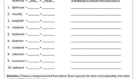 Compound Words Worksheet - Have Fun Teaching