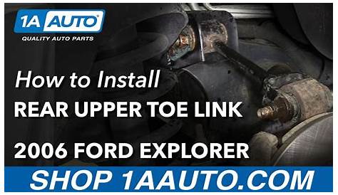 How to Replace Rear Upper Transverse Toe Link 06-10 Ford Explorer - YouTube