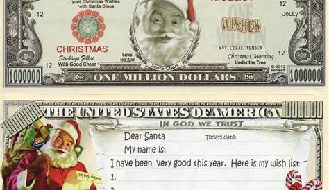 free printable printable christmas money