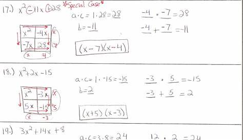Algebra 2 Solving Quadratic Equations Worksheet Answers — db-excel.com