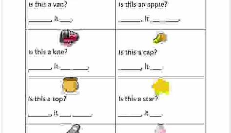 Use Of A And An Worksheet For Class 1 - kidsworksheetfun