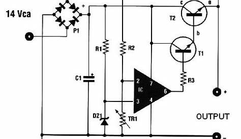 battery charger indicator circuit diagram