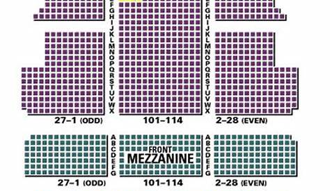 The Majestic Theatre Seating Chart - Theatre In New York