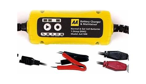 aa car battery charger manual