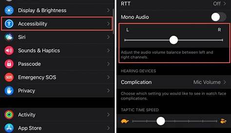 How to adjust the earbud audio balance on iPhone and Apple Watch