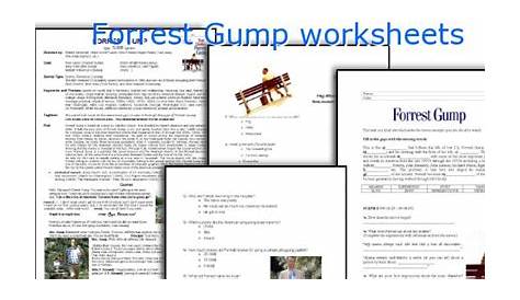 Forrest Gump worksheets