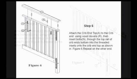 manual drop side crib assembly instructions