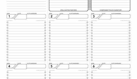 My 5E Character Sheet, a year in the making! : r/DnD
