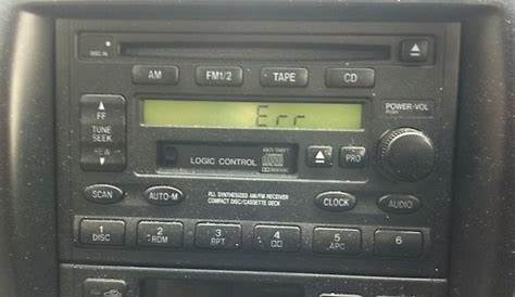 reset mazda 3 radio