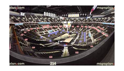 AT&T Center - View from Section 214 - Row 1 - Seat 2 - San Antonio
