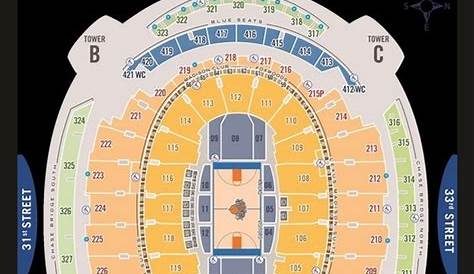 Seating Chart Map - Knicks nation