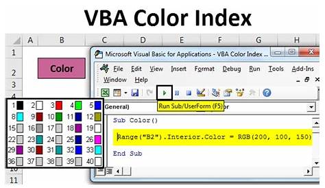 VBA Color Index | How to Use Color Index in VBA?