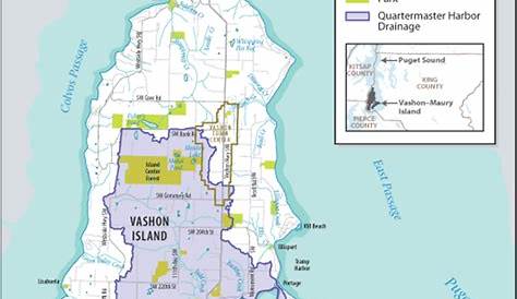 map of vashon island