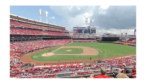 cincinnati reds seating chart with seat numbers