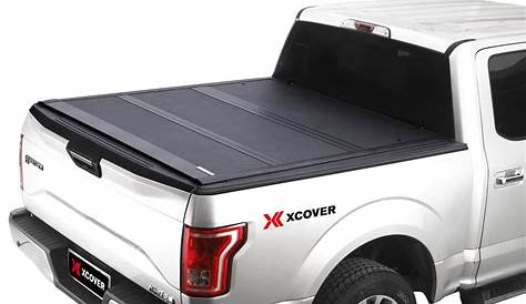 Xcover Low Profile Hard Folding Truck Bed Tonneau Cover, Compatible