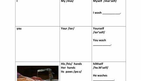reflexive verbs worksheets