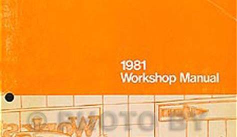 1981 Mazda B2000 Truck Repair Shop Manual Original