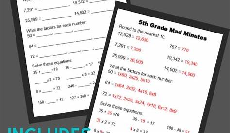 what math do 5th graders learn