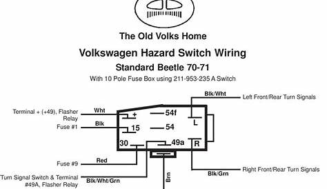 1969 Vw Beetle Turn Signal Wiring Diagram - lysanns