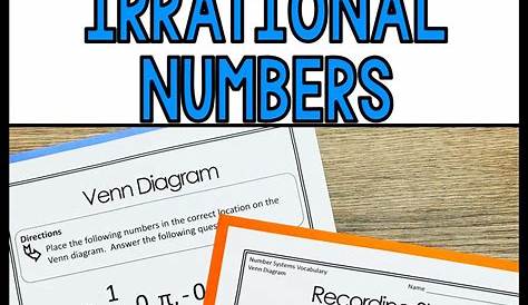 irrational numbers worksheets