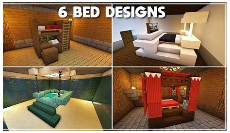 Minecraft: 6 Unique Bed Designs [Tutorial] 2020 - YouTube