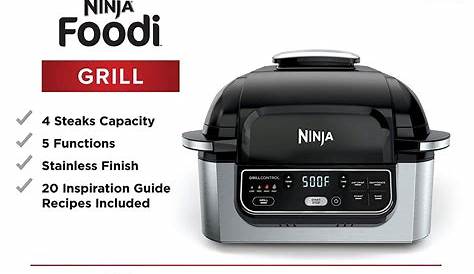 Ninja Foodi Smart 5-in-1 Indoor Grill and Smart Cook System