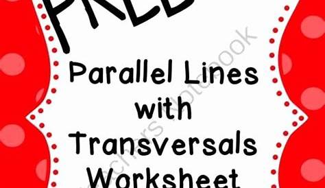 50 Parallel Lines Proofs Worksheet Answers