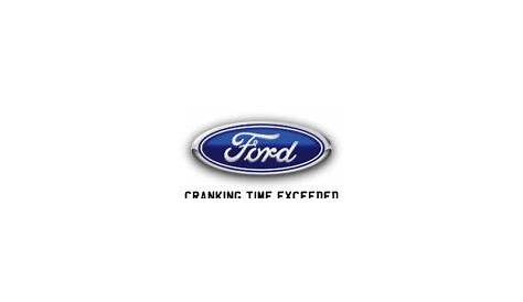 Cranking Time Exceeded | Ford problems – Gloopa.co.uk