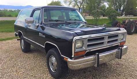 1989 Dodge Ramcharger for Sale | ClassicCars.com | CC-1217199