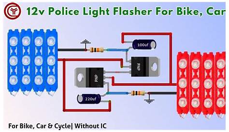 police led flasher circuit diagram