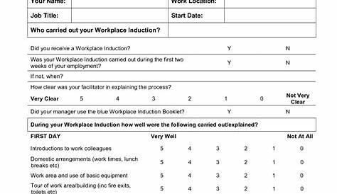 14 Employee Evaluation Worksheet / worksheeto.com