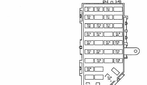 2000 ford ranger relay box diagram