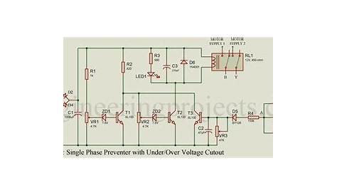 3 phase protection circuit diagram