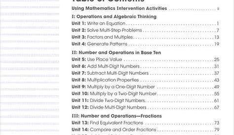 Mathematics Intervention Activities Grade 4 | Newmark Learning