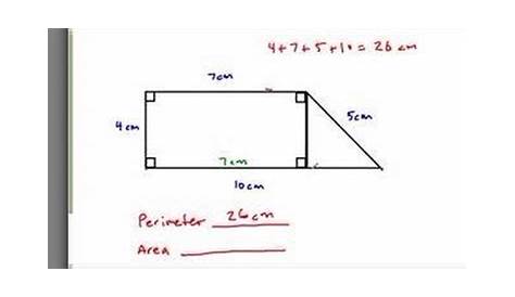 perimeter and area of composite figures worksheets