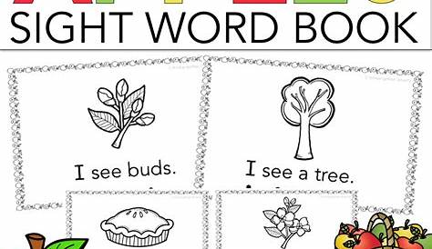 sight word printable books