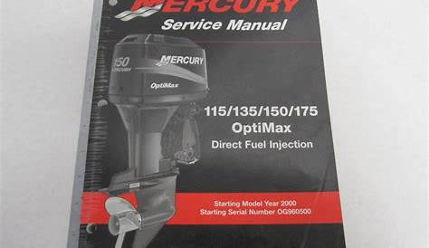 90-859494R1 2000 Mercury Outboard Service Manual 115-175 OptiMax DFI | eBay