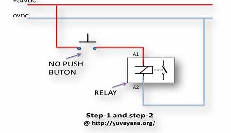 relay hold on circuit diagram